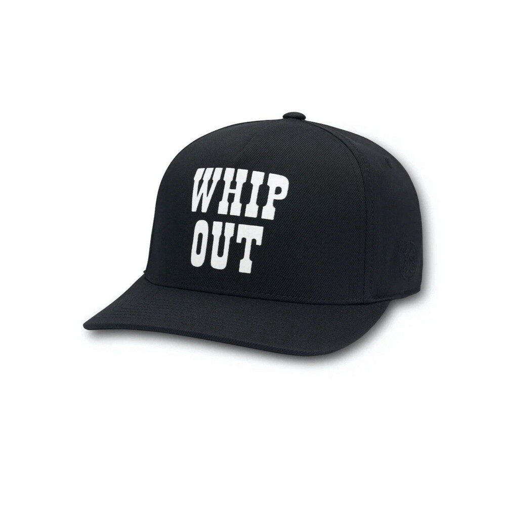 G/Fore Golf Whip Out Hat Black White Snapback gfore